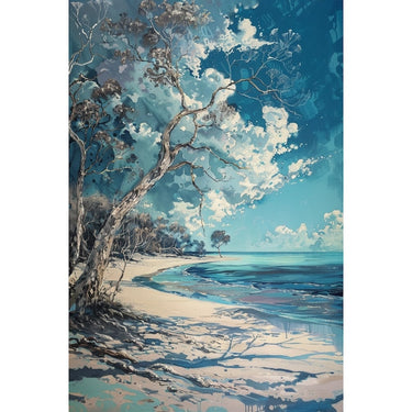 Abstract Modern Landscape Canvas
